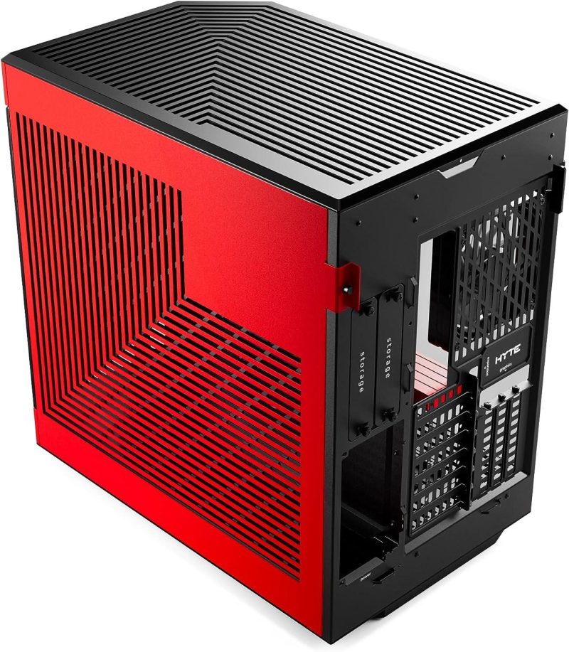Кутия HYTE Y60 Tempered Glass, Mid-Tower, Черно и Червено - Image 5