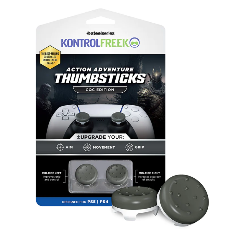 Аксесоар KontrolFreek Action Adventure Thumbsticks CQC Grey