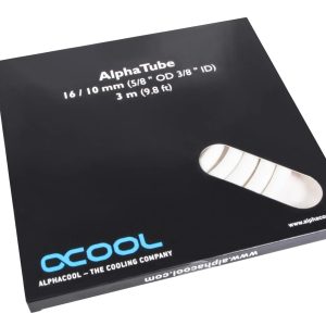 Тръба Alphacool AlphaTube HF, 16/10 (3/8"ID), UV, 3м, Бяла, Retailbox - Image 4