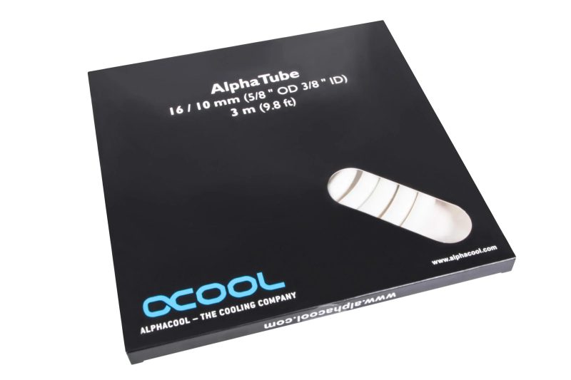 Тръба Alphacool AlphaTube HF, 16/10 (3/8"ID), UV, 3м, Бяла, Retailbox - Image 4