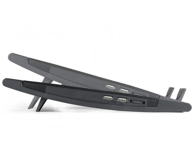 Охладител за лаптоп DeepCool WIND PAL FS, 17", 2x140 mm, 1200 RPM, Черен - Image 3