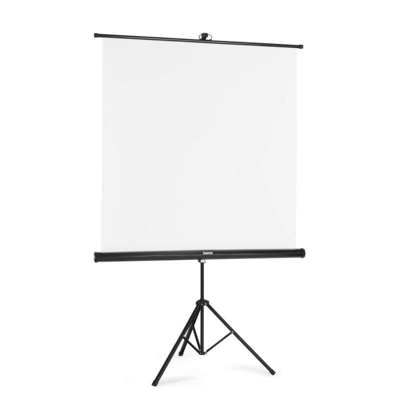 Екран на стойка 125x125 cm, 2 в 1, мобилен комплект, 21575 - Image 4