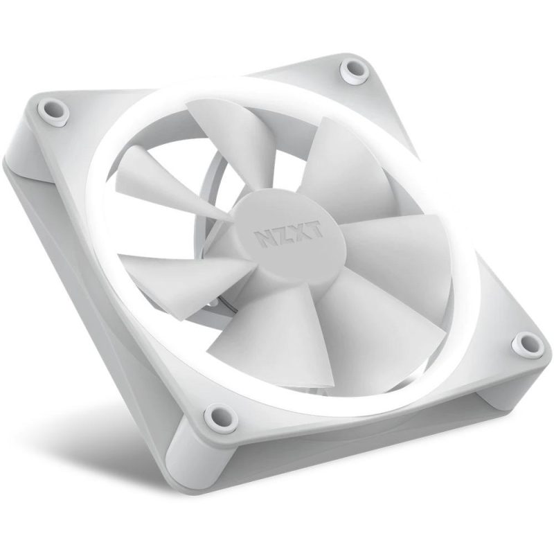 Вентилатор NZXT F120 RGB Бял - Image 5