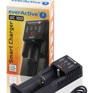 Зарядно устройство за LiIon/NiMh батерии 3,7v/1.2v универсално 1 гнездо USB micro UC-100 EverActive - Image 2