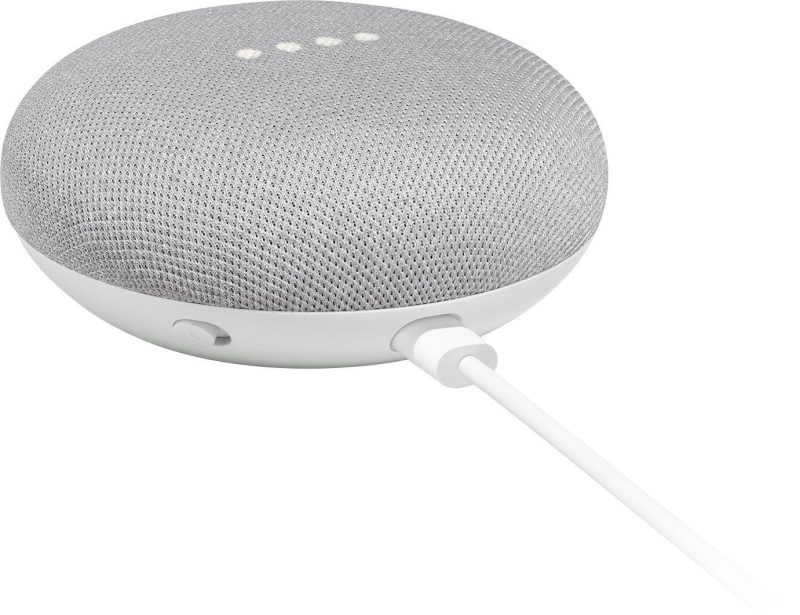 Безжична колонка Google Home mini Speaker, Сив - Image 2