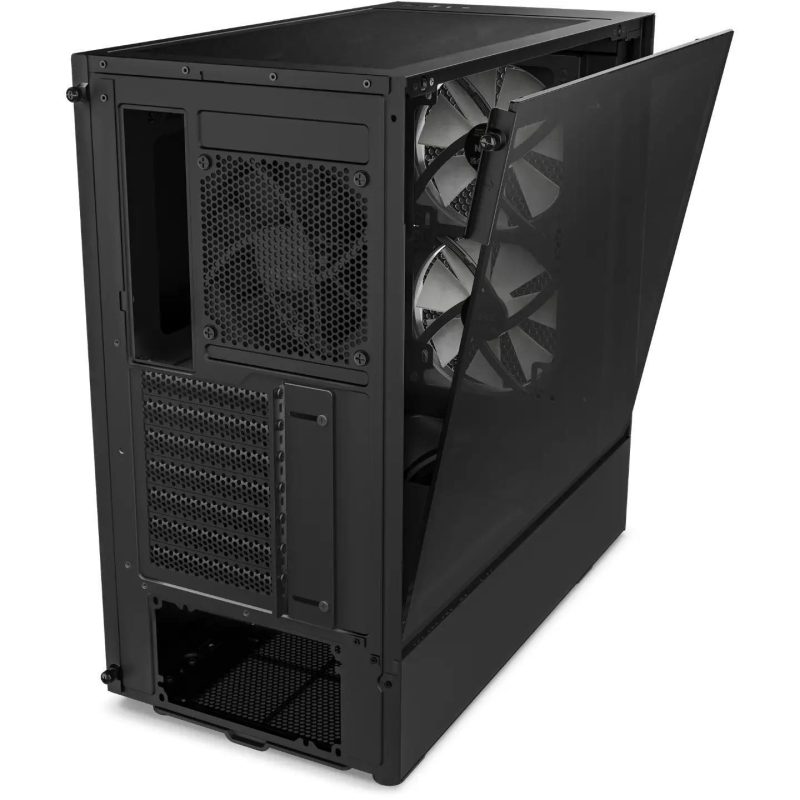 Кутия NZXT H5 Flow RGB Matte Black, Mid-Tower - Image 9
