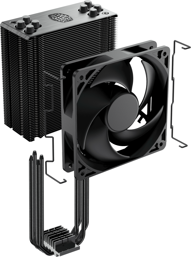 Охладител за процесор Cooler Master Hyper 212 Black Edition LGA1700, AMD/INTEL - Image 8