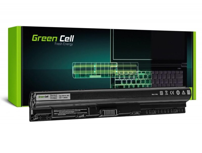 Батерия  за лаптоп GREEN CELL, Dell Inspiron 14 3451, 15 3555 3558 5551 5552 5555 5558, 17 5755 5758, Vostro 3458 3558, 14.8V, 2200mAh - Image 2