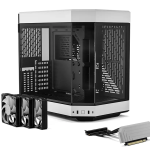 Кутия HYTE Y60 Tempered Glass, Mid-Tower, Бяло и Черно - Image 2