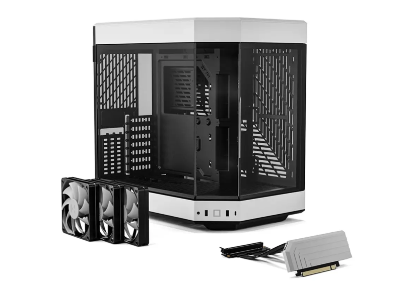 Кутия HYTE Y60 Tempered Glass, Mid-Tower, Бяло и Черно - Image 2