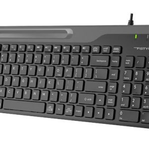 Жична клавиатура A4tech Fstyler FK25, Стойка за телефон, Кирилизирана, Черна