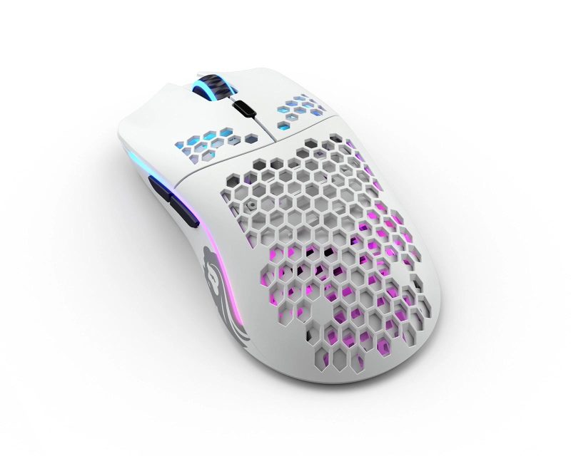 Геймърска мишка Glorious Model O Wireless, Matte White - Image 3