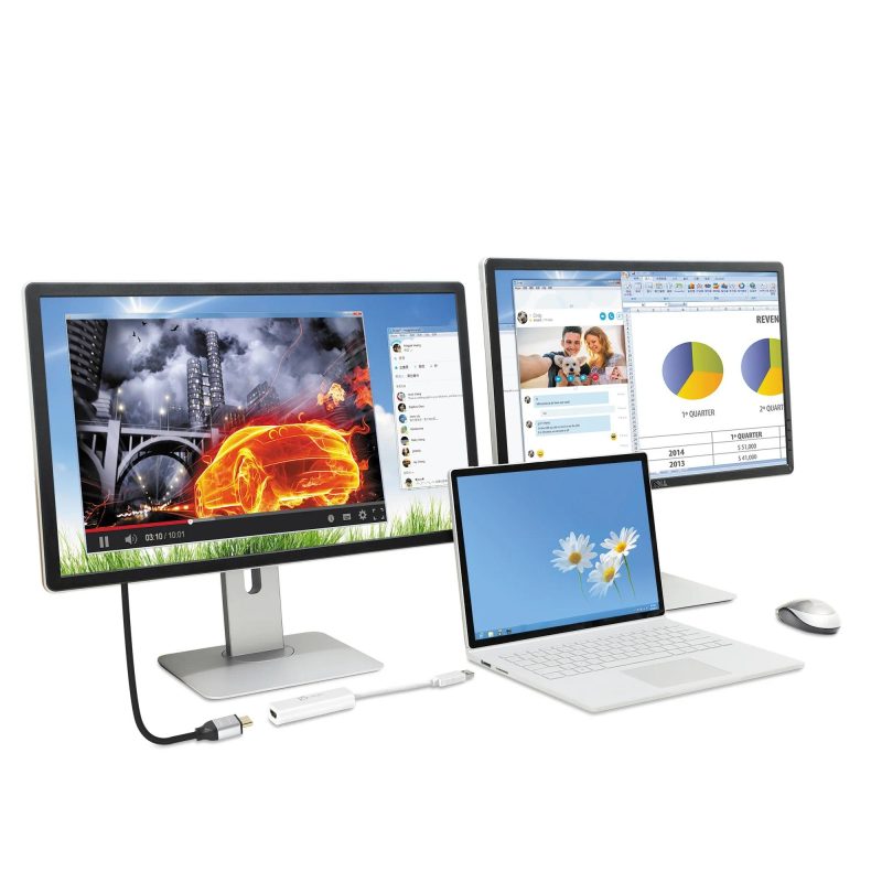 Адаптер j5create JUA254, USB-A към HDMI, Бял - Image 4