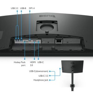 Монитор BenQ PD2706UA, 27 inch, W-LED, IPS, 3840x2160, 60Hz, HDMI, DP, USB-C PD - Image 5