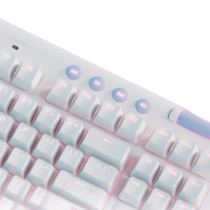 Безжична геймърска механична клавиатура Logitech G G715, TKL, Tactile, RGB LED, US Layout, бяла - Image 5