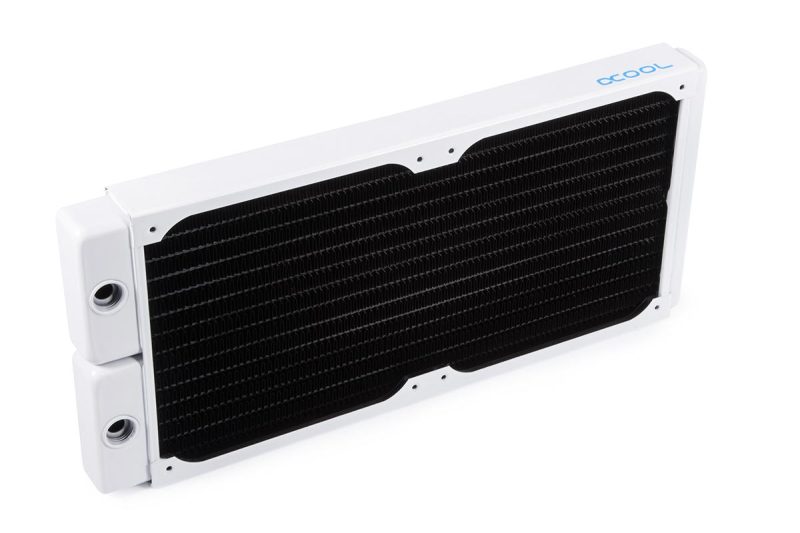 Радиатор Alphacool NexXxoS ST30 Full Copper 280mm Radiator V.2, White Special Edition - Image 4