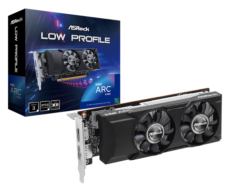 Видео карта ASRock Intel ARC A380 Low Profile 6GB - Image 5