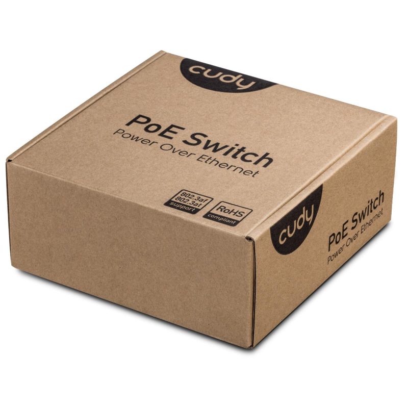 Суич Cudy GS1005P, 5 портов, 10/100/100, PoE+ Switch 60W, Uplink порт - Image 6