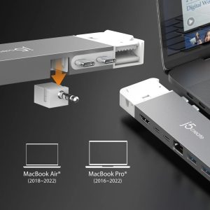 Докинг станция j5create JCD395, USB4 Hub, MagSafe Kit, За MacBook Pro 2021/2022 - Image 8