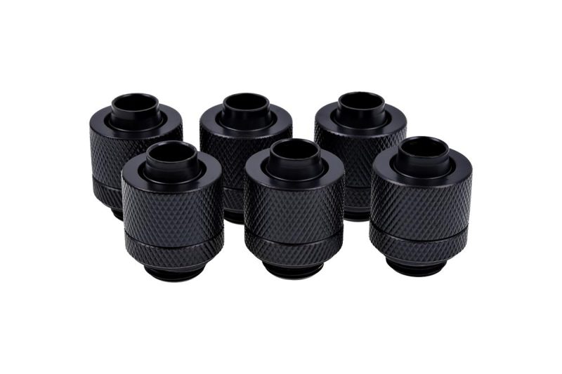 Фитинг Alphacool Eiszapfen, Удължител, 13/10mm, G1/4, Черен мат, 6 броя - Image 2