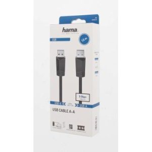 Кабел HAMA  USB 3.0, USB-A мъжко - USB-А мъжко, 1.5 м, 5Gbit/s, екраниран - Image 2