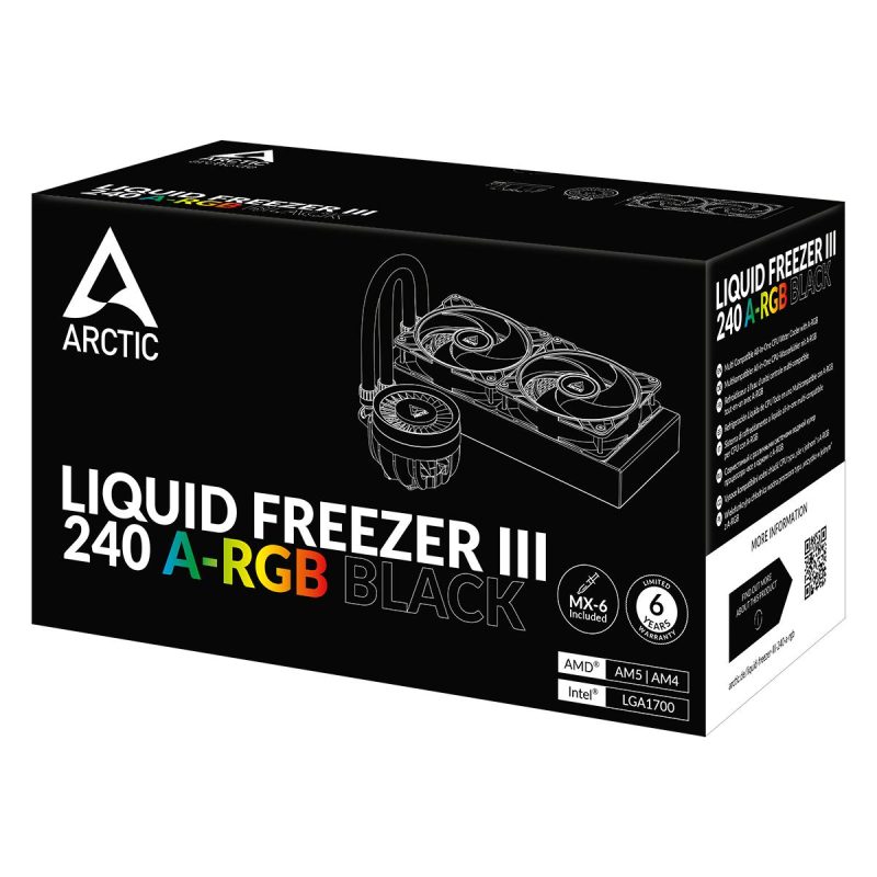 Охладител за процесор Arctic Liquid Freezer III 240 RGB Black - Image 6