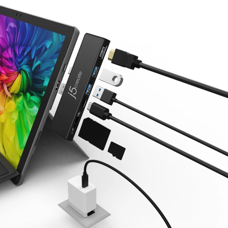 Докинг станция j5create ULTRADRIVEMINIDOCK , За Surface Pro 7 - Image 5
