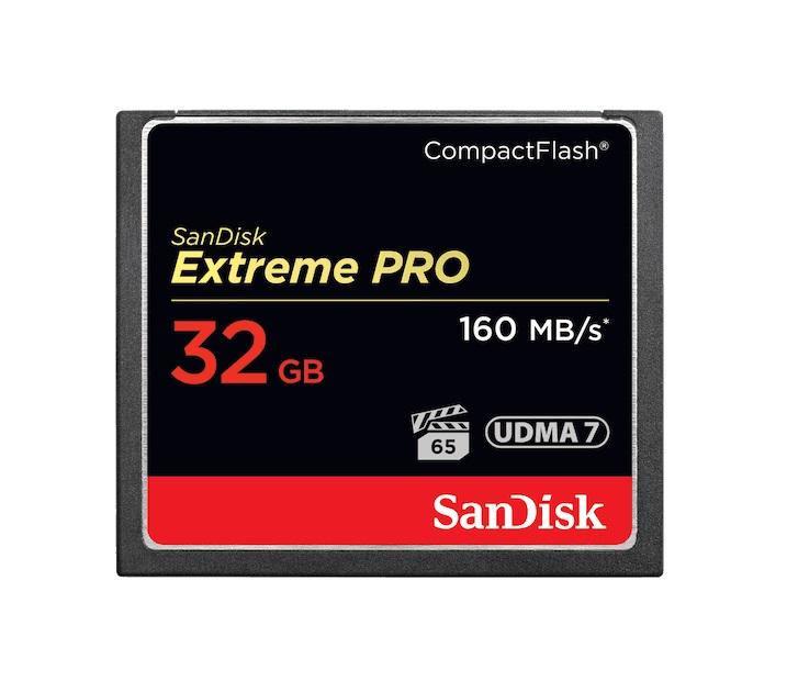 Карта памет SANDISK Extreme PRO, CompactFlash, 32GB
