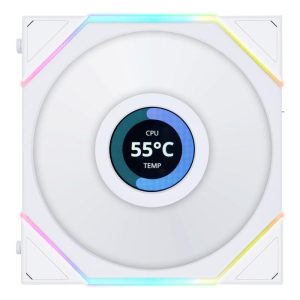 Вентилатор Lian Li UNI FAN TL Reverse LCD 120mm - White - Image 2