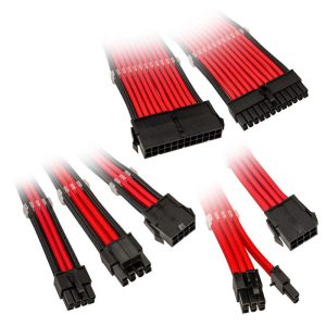 Комплект оплетени кабели Kolink Core, Red - Image 2