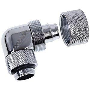 Фитинг Alphacool Eiszapfen, Удължител, 90°, 16/10mm, G1/4, Сребрист - Image 3