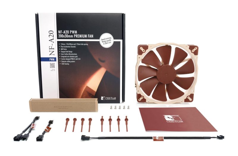 Вентилатор Noctua NF-A20 PWM 200x200x30mm - Image 4