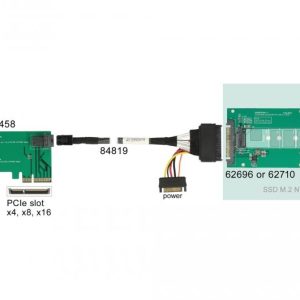 Конвертор DeLock, U.2 SFF-8639 - M.2 NVMe Key M, 2.5" - Image 5