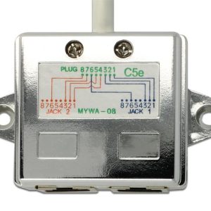 Адаптер DeLock Port Doubler, 1 x RJ45 plug - 2 x RJ45 jack (2 x Ethernet) - Image 2