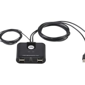 Превключвател ATEN US224, 2 компютъра към 4 USB периферни устройства
