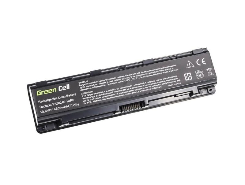 Батерия за лаптоп GREEN CELL, Toshiba Satellite C850 C855 C870 L850 L855 PA5024, 10.8V, 6600mAh - Image 2