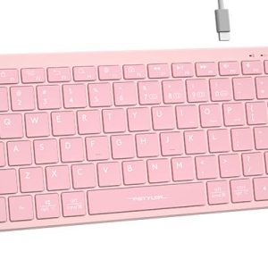 Безжична клавиатура A4TECH FBX51C FSTyler, розово - Image 2