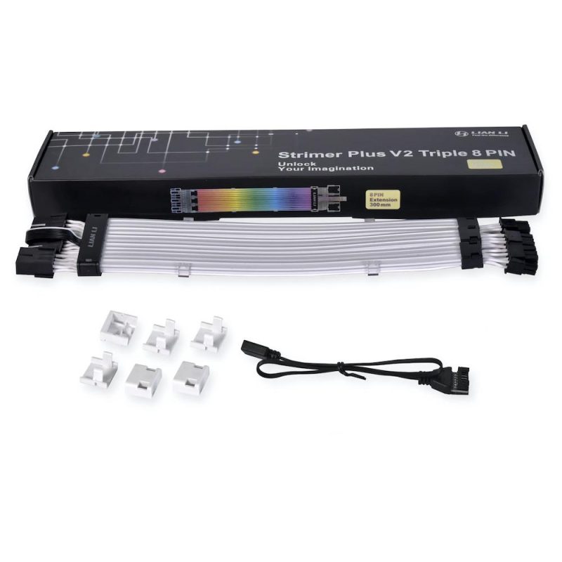 Удължителни RGB за кабели Lian-Li Strimer Plus V2, GPU, Triple 8-pin, ARGB - Image 8
