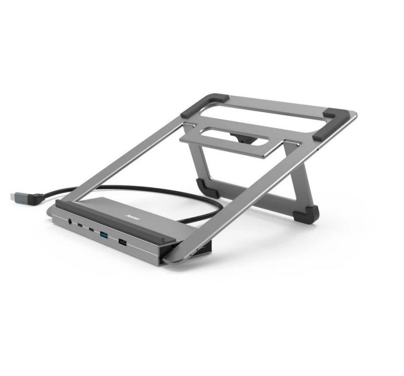 Докинг станция Hama "Connect2Office Stand" USB-C, Стойка за лаптоп, 12 порта - Image 7