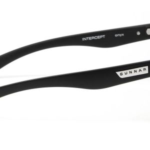 Компютърни очила GUNNAR INTERCEPT Onyx, Clear Natural, Черен - Image 3