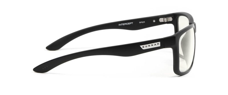 Компютърни очила GUNNAR INTERCEPT Onyx, Clear Natural, Черен - Image 3