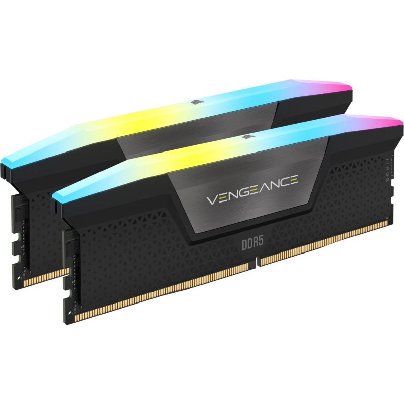 Памет Corsair Vengeance Black RGB 32GB(2x16GB) DDR5 6000MHz CMH32GX5M2E6000C36 - Image 3