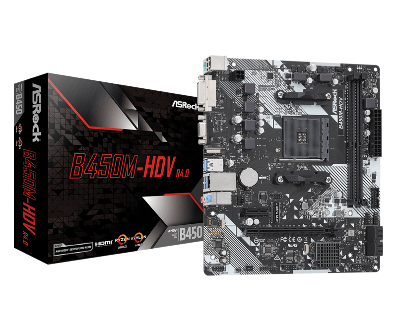 Дънна платка ASROCK B450M-HDV R4.0 - Image 5