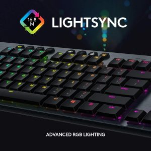 Геймърска механична клавиатура Logitech G815 Lightsync RGB, Tactile суичове - Image 7