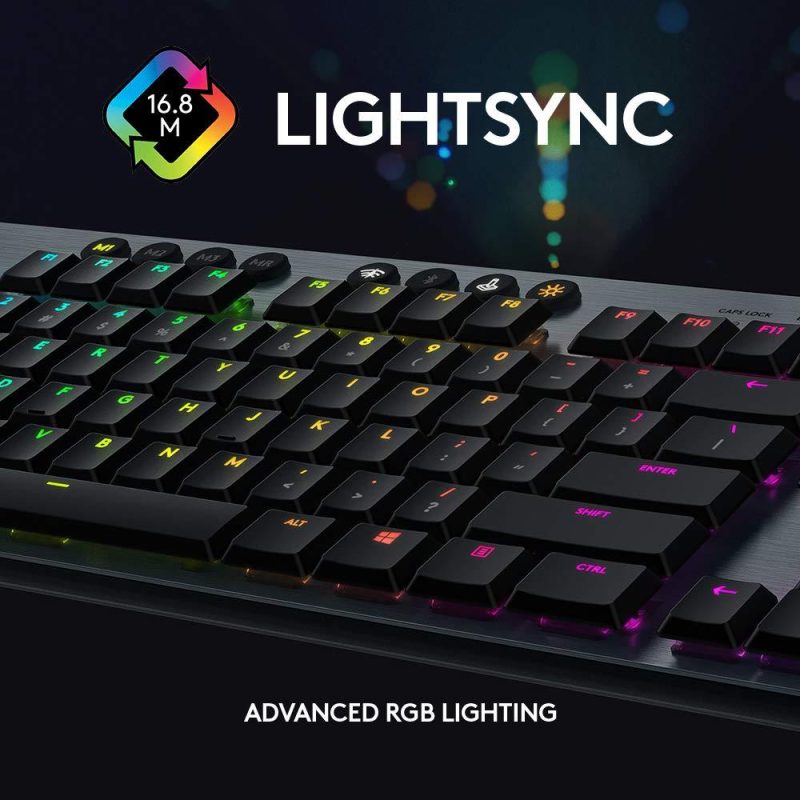 Геймърска механична клавиатура Logitech G815 Lightsync RGB, Tactile суичове - Image 7