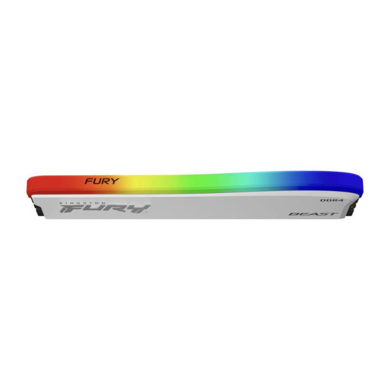 Памет Kingston FURY Beast White RGB 8GB DDR4 3600MHz KF436C17BWA/8 - Image 3