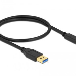 Кабел Delock USB-C мъжко - USB 3.2 A мъжко, 0.5 м - Image 2
