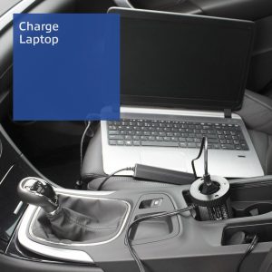 Инвертор Ewent EM3995, DC/AC 12V/230V, 150W, USB 2.1 A, Сребрист - Image 5