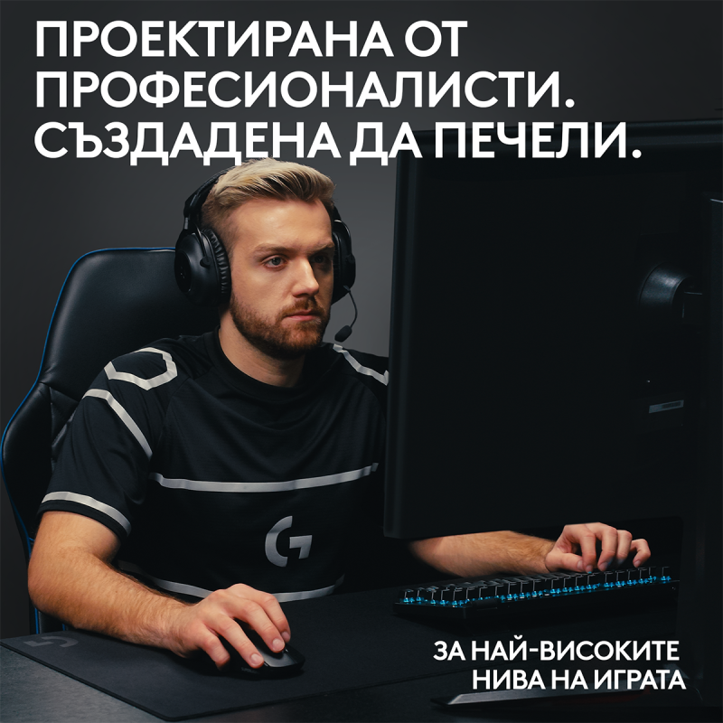 Геймърска механична клавиатура Logitech G Pro X TKL Lightspeed Tactile Switch - Image 6