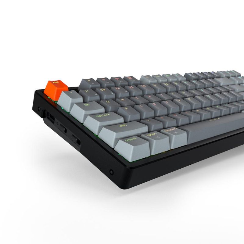 Геймърска Механична клавиатура Keychron K8 Aluminum TKL Gateron Blue Switch RGB LED Gateron Blue Switch ABS - Image 8